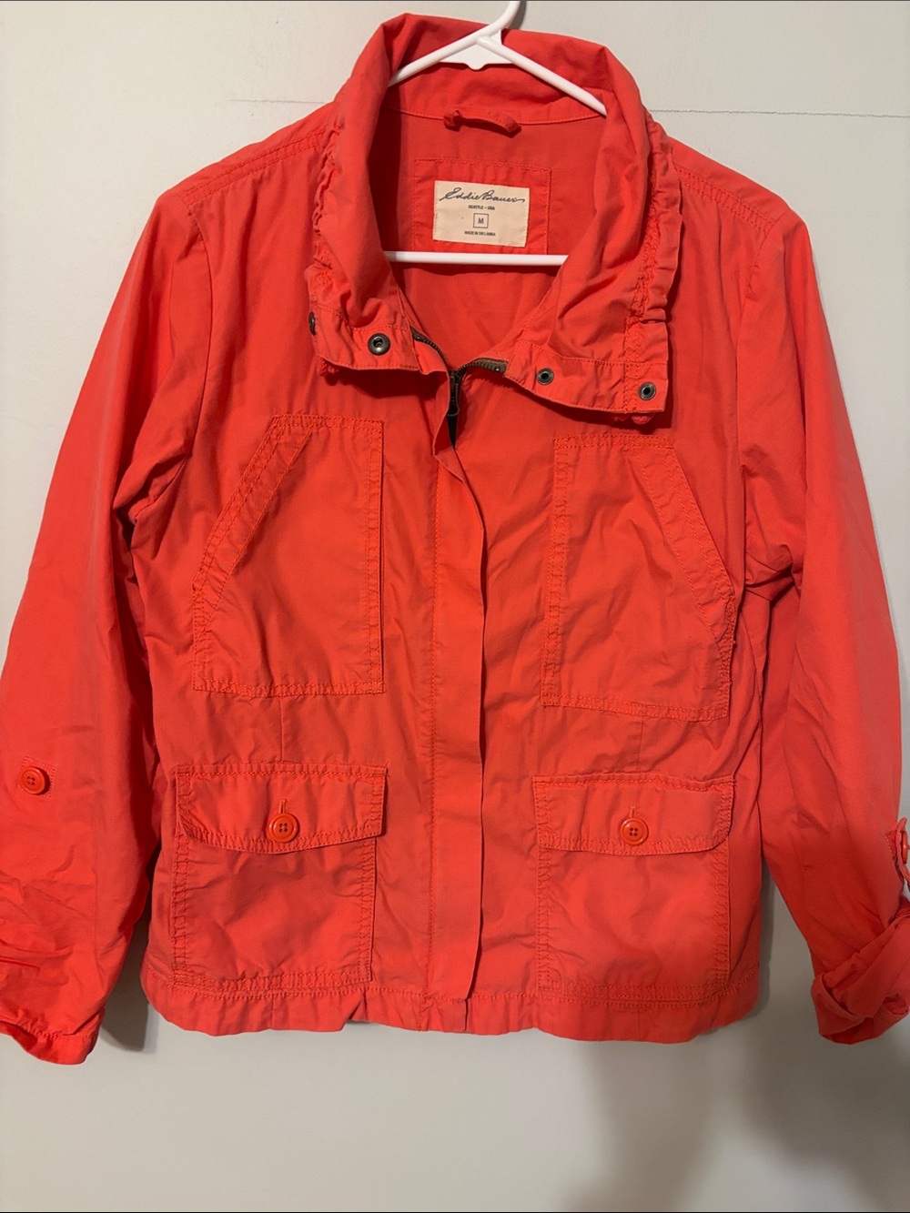 Eddie Bauer Coral Red Lightweight Kids' Jacket